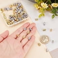 thumbnail image 3 of 100pcs Brass Stopper Beads 2 Colors Colunm Positioning Spacer Beads Adjustable Slider Beads Rubber Beads for DIY Bracelet Necklace Jewelry Making Accessories 6x4mm, 3 of 6