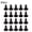Black3, variant on Bike Frame Screw Hole Plugs, M5 Water Bottle Cage Caps, Cycling Thread Protector, Rubber Dust Cover for Road Mountain Bicycle Rust Prevention (10pcs)