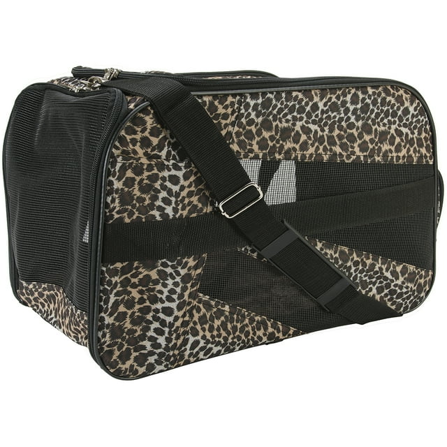 Pet Smart Cart Carrier -Medium 20"X4"X11"-Leopard
