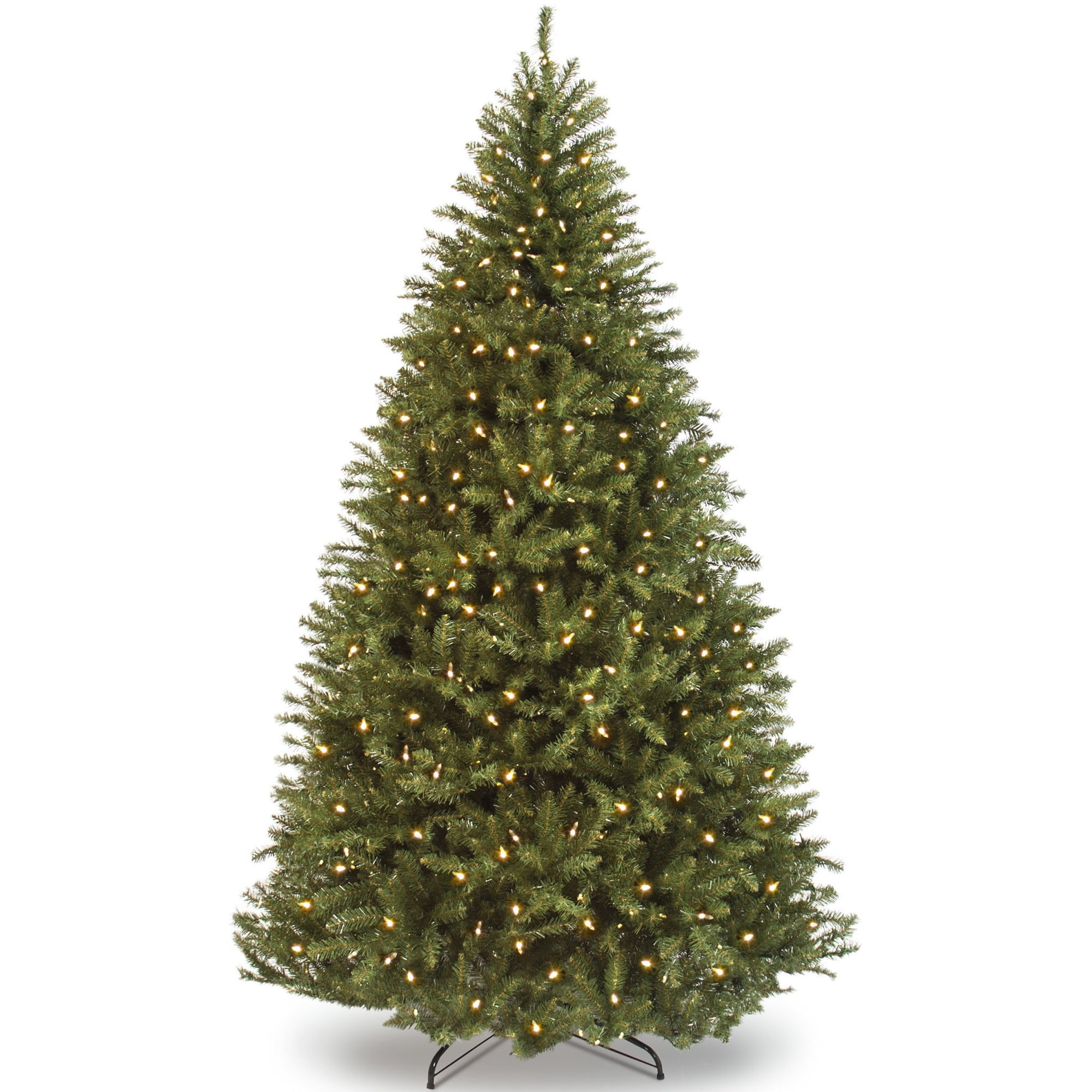 Best Choice Products 7 5ft Pre Lit Hinged Artificial Fir Christmas Tree W 700 Led Lights 7 Light Sequences Walmart Com Walmart Com