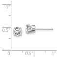 thumbnail image 2 of Real 14ktw .95ct I1 J-K Diamond Stud Push-on Post Earrings; for Adults and Teens; for Women and Men, 2 of 2
