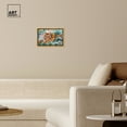 thumbnail image 3 of Relaxing Tiger Tropical Jungle Animals Canvas Wall Art by Art Remedy, Gold Floater Frame, 15"x10", 3 of 7
