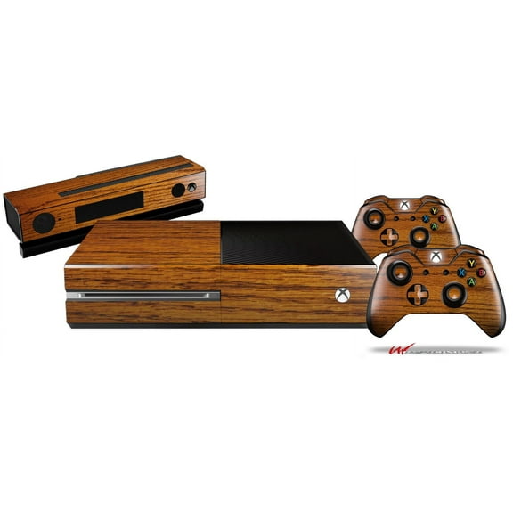 Wood Grain - Oak 01 - Skin Bundle Decal Style Skin fits XBOX One Console Original, Kinect and 2 Controllers (XBOX SYSTEM NOT INCLUDED)