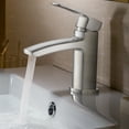 thumbnail image 3 of Fresca Fiora Single Hole Mount Bathroom Vanity Faucet in Brushed Nickel, 3 of 3