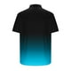 thumbnail image 5 of Blusa y camisa de manga corta con cuello vuelto para hombre, blusa informal de moda con cuello vuelto, blusa estampada de manga corta con botones, blusa de poliéster para hombre, 5 of 6