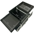 thumbnail image 6 of Ver Beauty Black Aluminum Train Case with Sliding Trays, Lockable Storage, Expandable Modular Design, 13.5" x 9.5" x 10.75", 6 of 8