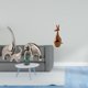 thumbnail image 2 of Escultura De Cerámica De Elefante Y Animales, Estatua Coleccionable, Adorno Para El Hogar, Estante, Soporte De TV, Dormitorio, Estantería, Decoración., 2 of 8