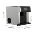 thumbnail image 2 of 2in1 Self Dispensing Countertop Nugget Ice Maker Cold Water Making Machine, 2 of 22