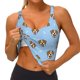 thumbnail image 3 of Balery Terrier Sujetadores deportivos con espalda cruzada para mujer, acolchados, sin costuras, de alto impacto, ideales para yoga, gimnasio, entrenamiento y fitness.-Small, 3 of 8