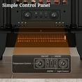 thumbnail image 5 of BREEZEHEAT 500 Sq Ft 16" Electric Fireplace Stove with 3-Sided View, 5 of 6