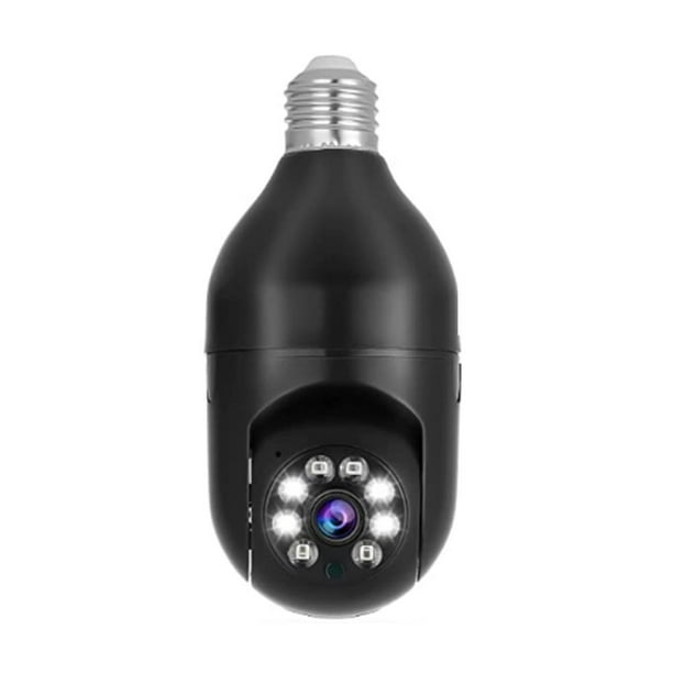 Cámara de seguridad con bombilla - Cámara IP inalámbrica de visión nocturna en color 1080P