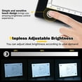 thumbnail image 4 of Yescom Portable A4 Light Pad Diamond Painting Light Board Light Box for Tracing Dimmable for Art Diamond Painting Drawing Sketching Tattoo Animation, 4 of 11