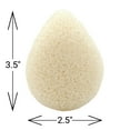 thumbnail image 3 of All Natural Facial Konjac Skincare Face Sponge Gentle Exfoliation for All Skin Types, Pack of 3, 3 of 5