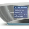 thumbnail image 4 of Tramontina Tempo Tri-Ply Base Stainless Steel 5-Quart Dutch Oven Pot with Glass Lid, Induction-Ready, Oven-Safe, Dishwasher-Safe, 4 of 7