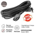 thumbnail image 3 of Extensión Eléctrica Iusa Trenzada 16 AWG 5 m Color Negro, 3 of 4