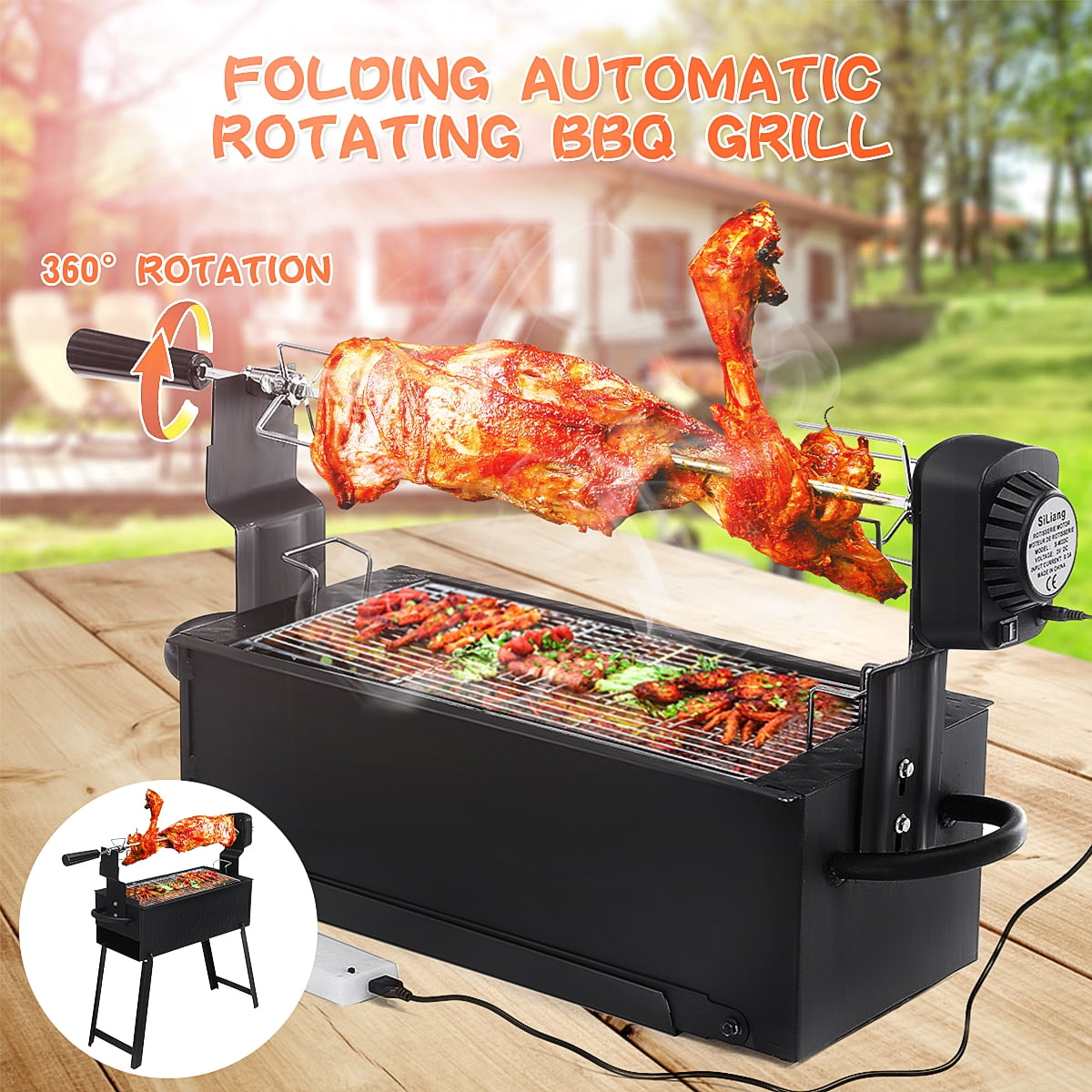 Rotating Bbq Grill