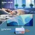 thumbnail image 2 of Fangor 1080P HD Bluetooth Projector with DVD Player, 10000L Portable Video projector, Outdoor Movie Projector Compatible with iOS/Android Phone, HDMI, USB, AV, TV Stick, PS5, Ideal for Home Theater, 2 of 6