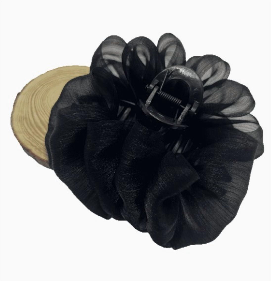 2 Pack Wrinkle-Free Bubble Shark Clips - Strong Grip for Thick Hair, Elegant Design for Daily Use, Commuting, and Dates