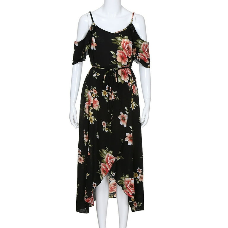 Cold Shoulder High Waist Plus Size casual Dresses Cold Shoulder High Waist Plus Size casual Dresses