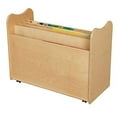 thumbnail image 2 of Wood Designs Big Book Holder with Wheels, Large Mobile Book Storage for Classroom, Playroom, 2 of 5