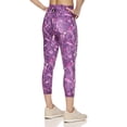 thumbnail image 3 of Reebok Women's and Women's Plus High-Rise Capri Leggings with Back Pocket, 22'' Inseam, Sizes XS-4X, 3 of 4