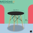 thumbnail image 4 of Mesa para Comedor Mubson Eren Negro, 4 of 5