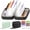 Black, variant on Waterproof Pill Pouch Set, 14 Color-Pill Pouches with Write-on Label Area, Detachable Zippered Medicine Storage Pouch, Waterproof & Crush-Resistant Shell for Travel Purse Daily Use (Gre'en)