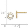 thumbnail image 3 of Madi K 14k  CZ Circle Post Earrings, 3 of 3
