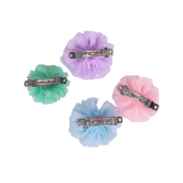 Billuyoard 4 piezas de horquillas para mascotas, moda, vacaciones, bodas, viajes, vacaciones, parque, caminar, pelos decorativos, suministros de Aseo de mascotas