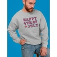 thumbnail image 2 of Happy July 4Th! Sweatshirt Men -Image by Shutterstock, Male 4X-Large, 2 of 4