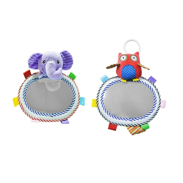 Espejo para Asiento Trasero de Coche de 2 Unidades, Espejo Retrovisor para Automóvil, Espejo para Bebé, Espejo Infantil, Visión Trasera Estilo E
