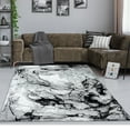 thumbnail image 5 of MDA Home Samos Black Contemporary Polypropylene Area Rug - 6'11" x 6'11", 5 of 5