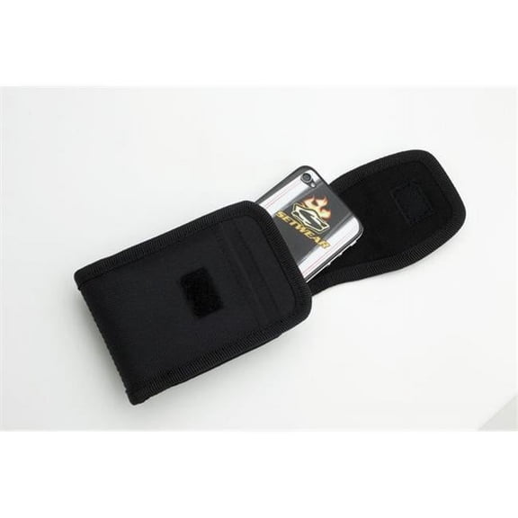 SetWear SW-05-510 5 x 3.5 in. Smart Phone Pouch, Black