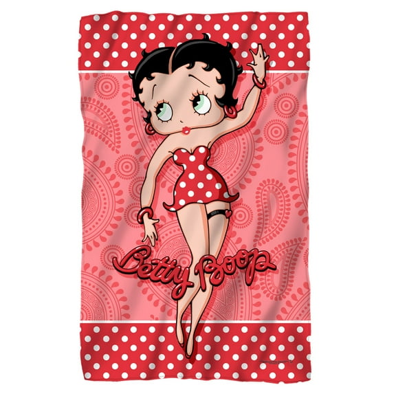 LogoVision Betty Boop Fleece Blanket, 35” x 57”