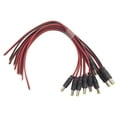 thumbnail image 4 of Evertech 10 Pcs DC Male Power Plug Pigtail Cable for Security Camera, 4 of 4