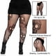 thumbnail image 4 of Mallas Leg Avenue Skull Fishnet Sugar Skull 1X-2X para mujer, 4 of 4