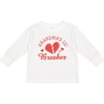 thumbnail image 3 of Inktastic Grandma's Lil' Heartbreaker Boys or Girls Long Sleeve Toddler T-Shirt, 3 of 5