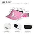 thumbnail image 4 of Disketp Breast Cancer Awareness Sun Visors for Women Men Unisex Tennis Golf Visor Hat Adjustable Summer Hats Sport Outdoor Visor Hat UV Protection Cap, 4 of 8
