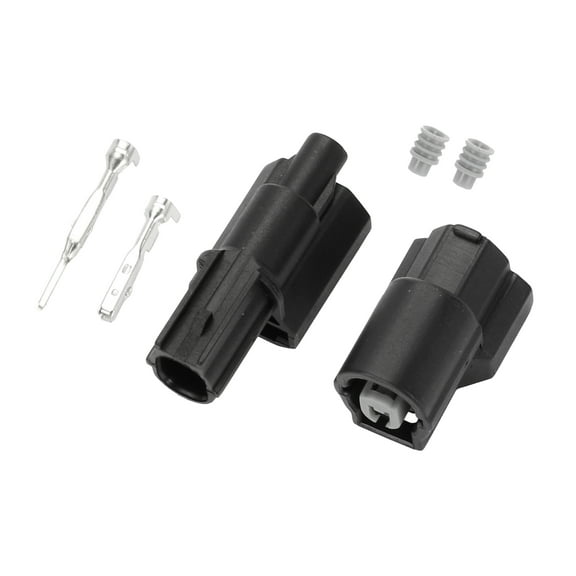 Unique Bargains 1 Pin Air Pump Generator Connector Plug Male Female Wire Terminal Connector for Honda Fit 1 Set