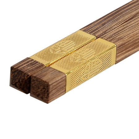 

iaksohdu 1 Pair Food Chopsticks FU Character Design Unpainted Japanese Style Wooden Sushi Chicken Wings Chopsticks Daily Use