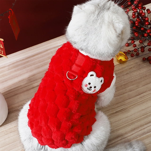 Birdeem Dog Winter Coat,Two-Legged Dog Jacket for Small Dogs,Windproof Outdoor Pet Clothes with Zipper for Cold Weather,Warm Fleece Lined Winter Apparel