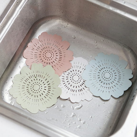 Joernso Lovely Flower Shape Bath Kitchen Waste Sink Strainer Stopper Drain Cover Filter