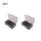 thumbnail image 3 of Caja de señuelos de pesca Yuarrent 2 uds con asa organizador de suministros Gris, 3 of 6