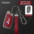 thumbnail image 4 of For Peugeot 307 C 3 buttons key case Zinc Alloy Leather Car Key Case Cover 2008 3008 4008 408 508, 4 of 9