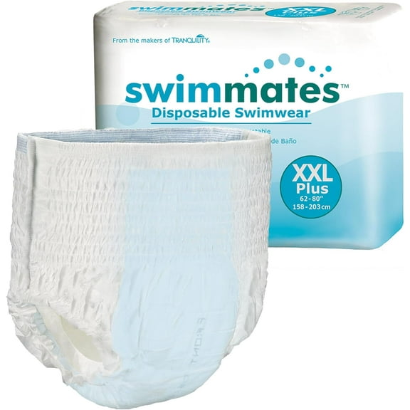 Principal Business Enterprises Swimmates Incontinence Underwear, Unisex, XX-Large Plus, Absorbent, 12 Count