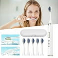 thumbnail image 2 of Kitchen Tools Toothbrush with Data Cable 6 Brush Heads 5 Cleaning Modes Toothbrush Faster Charging, 2 of 7