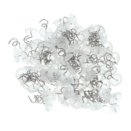 

Gongxipen 100pcs Fixed Sheet Nails Anti-slip Running Traceless Plastic Head Twisted for Upholstery Slipcovers and Bedskirts