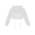 thumbnail image 2 of YONGHS Kids Girls Long Sleeve Hooded Sweatshirt Jazz Hip Hop Dance Performance Crop Top White 14, 2 of 3