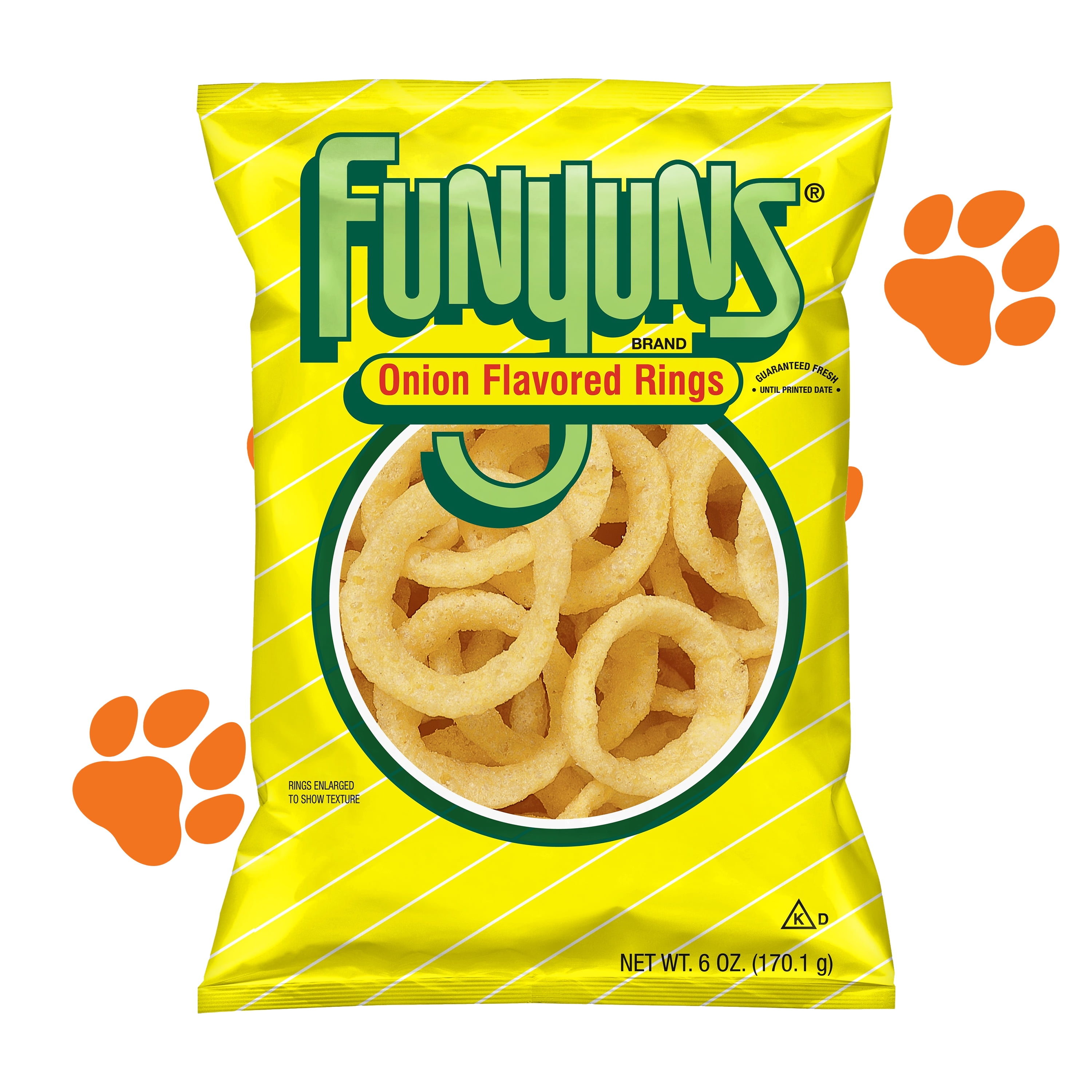 Funyuns Onion Flavored Rings, 6 oz Bag
