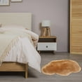 thumbnail image 2 of TIELUTT Imitation Wool Carpet Living Room Shag Carpet Oval Bedroom Machine Washable Floor Mat Throw Rugs for Living Room Popcorn Blanket Area Rug Living Room Decorative Blankets Big Soft Blanket, 2 of 4